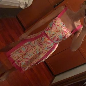 Pink paisley skirt and top